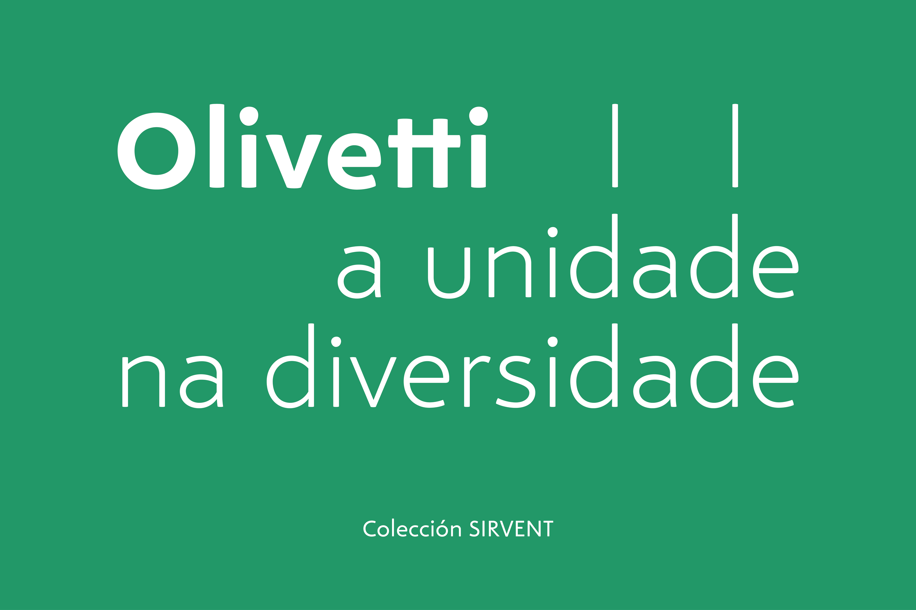 Olivetti. A unidade na diversidade.